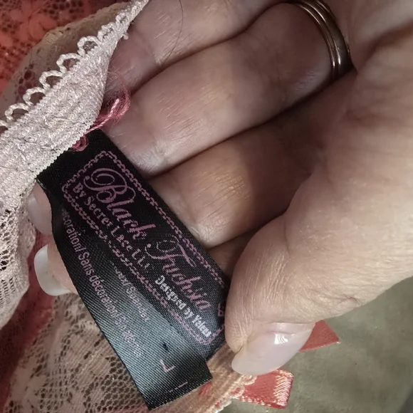 Two-tone pink panty by Black Fuchsia size large. - Picture 4 of 4